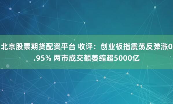 北京股票期货配资平台 收评：创业板指震荡反弹涨0.95% 两市成交额萎缩超5000亿