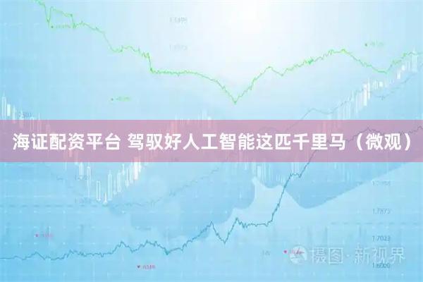 海证配资平台 驾驭好人工智能这匹千里马（微观）